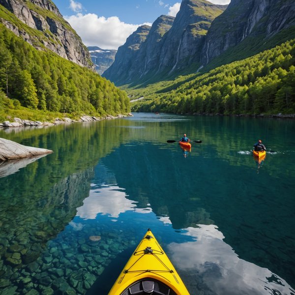 Où participer à une expédition de kayak en Norvège?