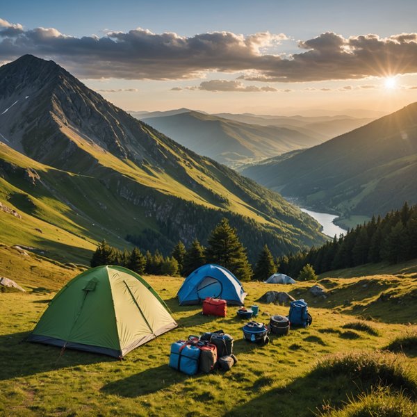 Quels sont les conseils pour camper en toute sécurité en région de collines escarpées?